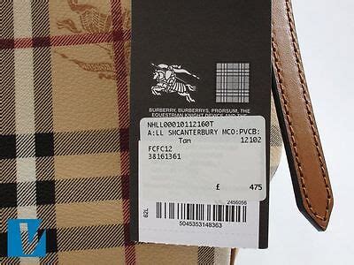 burberry article number check|how to authenticate Burberry handbags.